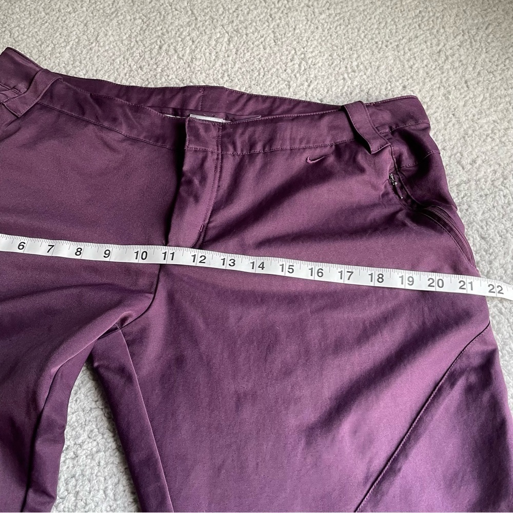 Nike Pant‎ Women's L(12-14) Straight leg, zipped pockets/slits bottom purple,VTG - Picture 15 of 15